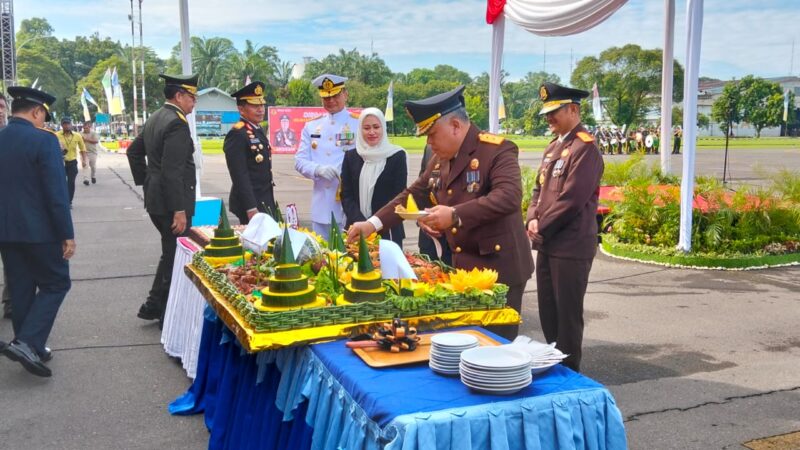 Kejati Sumatera Utara Peringati HUT Jaksa RI ke 80 di Lapangan Lanud Soewondo Medan