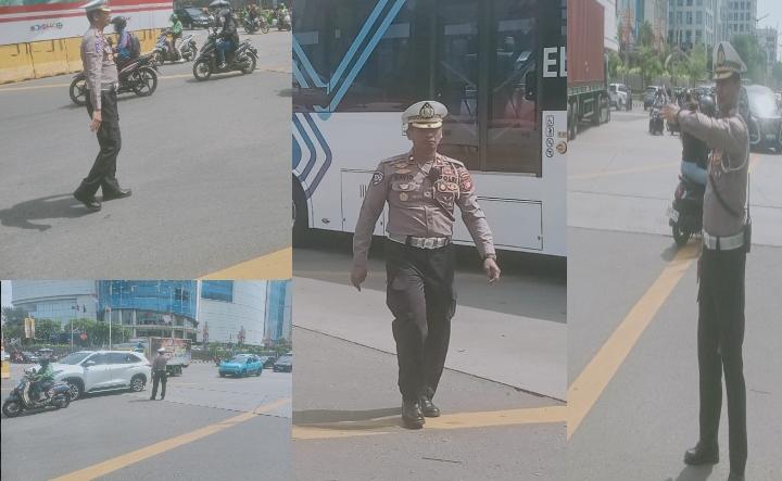 Kanit Lantas Polsek Penjaringan Ciptakan Kelancaran Lalu lintas di Jakarta Utara 