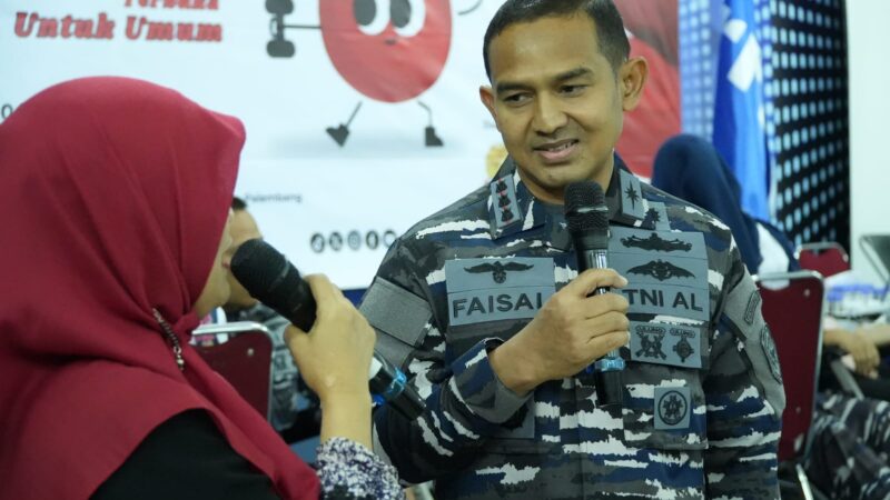 Rayakan HUT ke-80, Lanal Palembang Gelar Bakti Sosial Donor Darah
