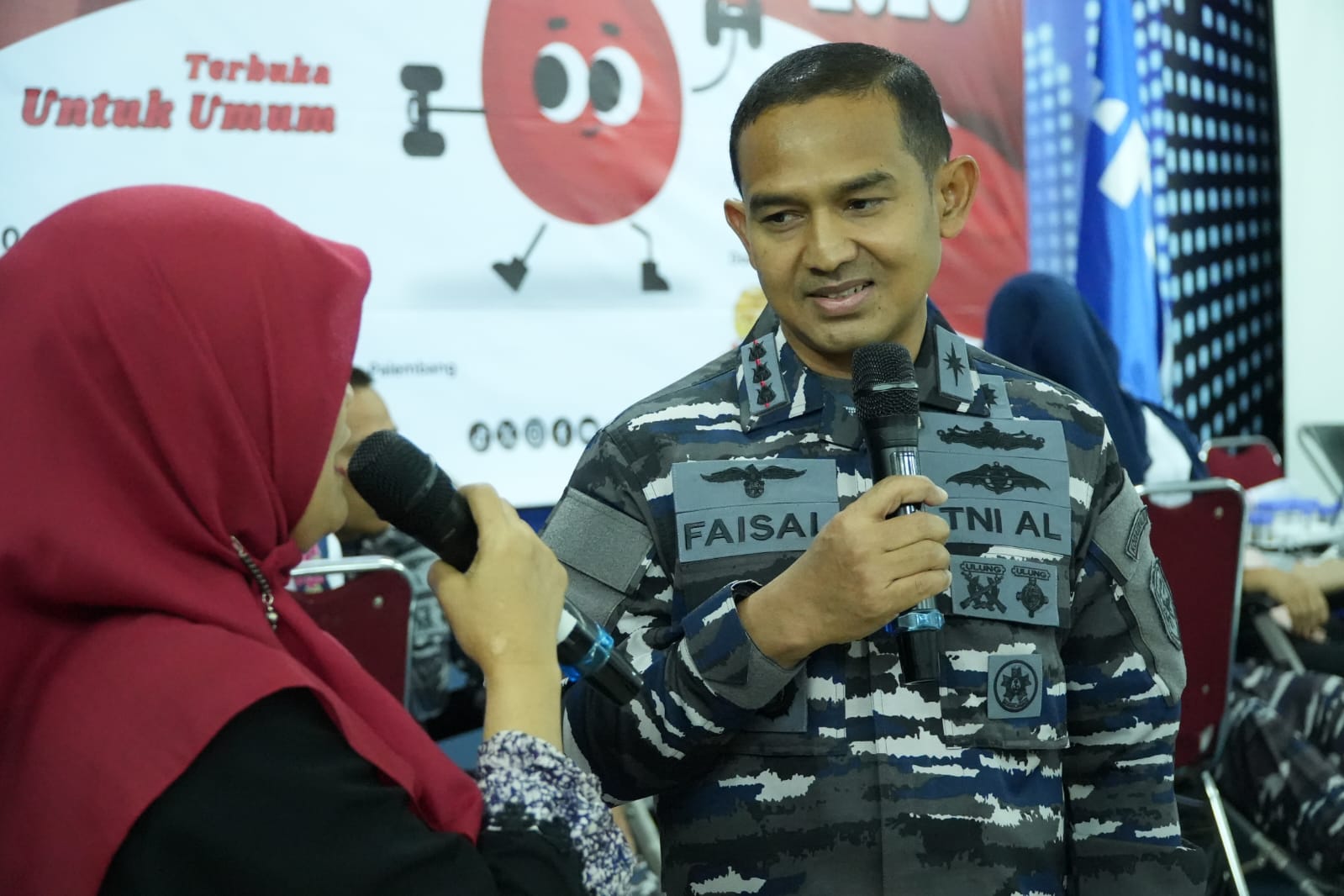 Rayakan HUT ke-80, Lanal Palembang Gelar Bakti Sosial Donor Darah