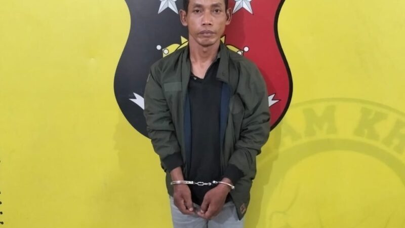 Bawa Sabu dan Ekstasi,Seorang Pria Warga Desa Sukarame di Amankan Personil Polsek Kualuh Hulu