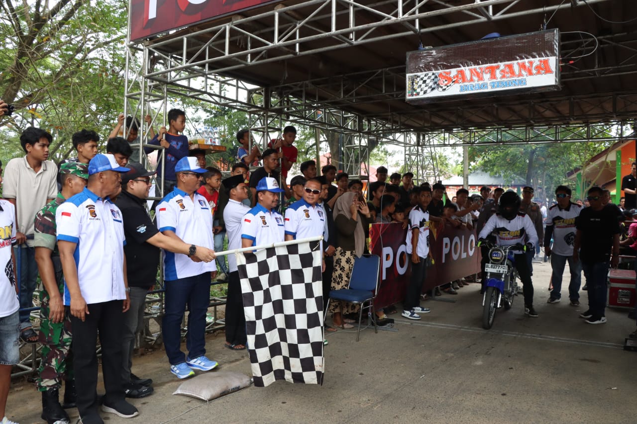 Drag Bike Kapolres Aceh Tamiang Cup, Ajang Asah Kemampuan dan Hobi Pecinta Otomotif