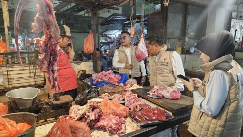 Satgas Pangan Polda Kalsel Gelar Pengecekan Harga di Pasar Antasari Banjarmasin