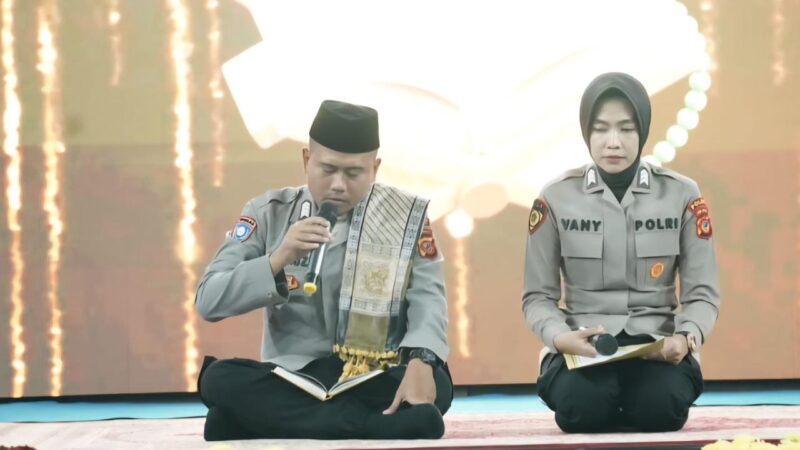 Brigadir Vany Nur Fakhriya ,Qoriah Berprestasi Yang Mengharumkan Nama Polda Jabar di Peringatan Maulid Nabi Muhammad 1447 H