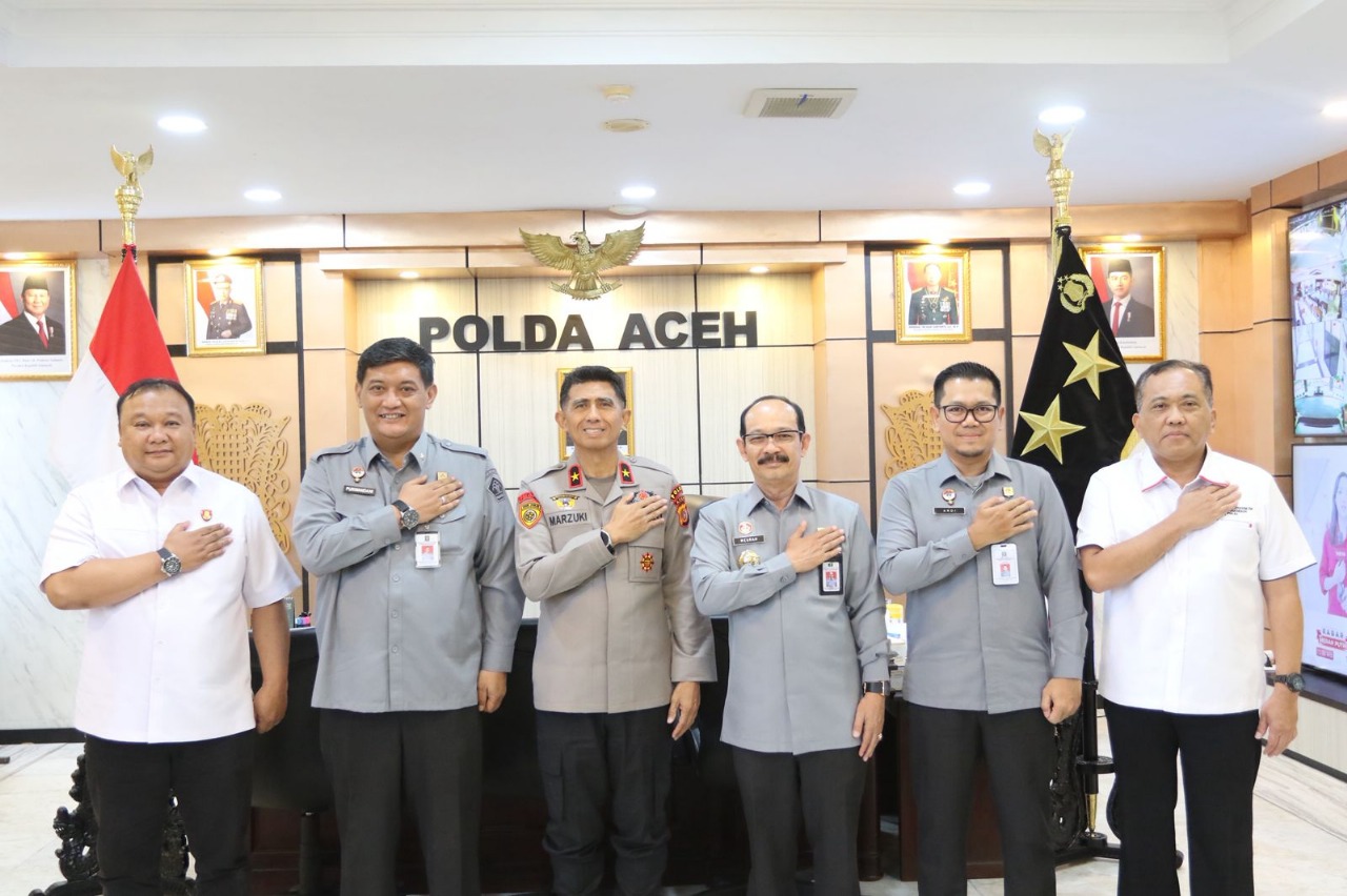 Kapolda Terima Audiensi Kakanwil Kemenkum Aceh,Bahas Sinergi Penegakan Hukum