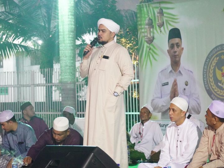 Penuh Khidmat,1200 Warga Binaan Rutan I Medan Peringati Maulid Nabi Bersama Para Habib