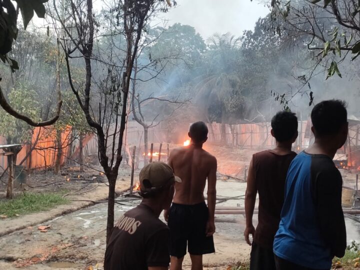 Polisi Selidiki Kebakaran Sumur Minyak Tradisional di Muba,5 Orang Mengalami Luka Bakar