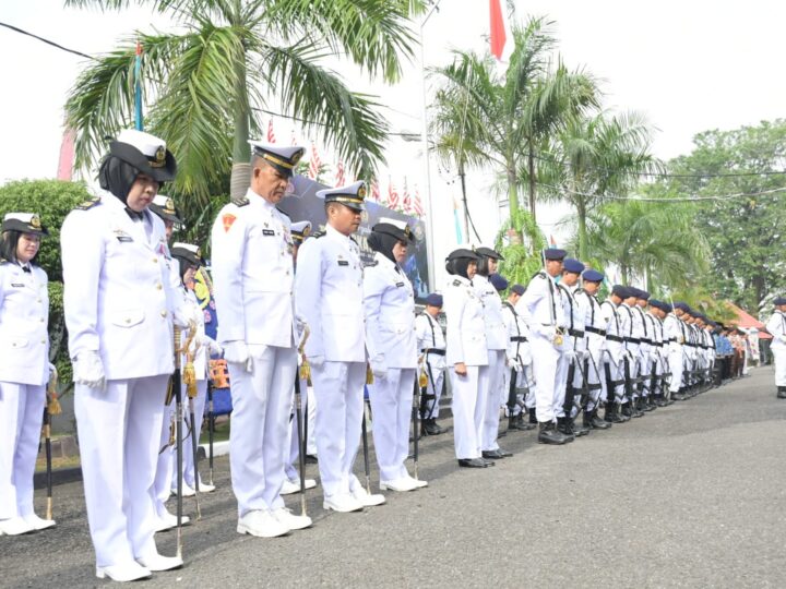 Lanal Palembang Gelar Upacara dan Syukuran HUT ke-80 TNI AL