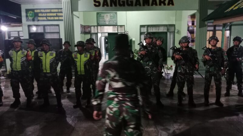 Kodim 0117/Aceh Tamiang Gelar Patroli untuk Jaga Kamtibmas 