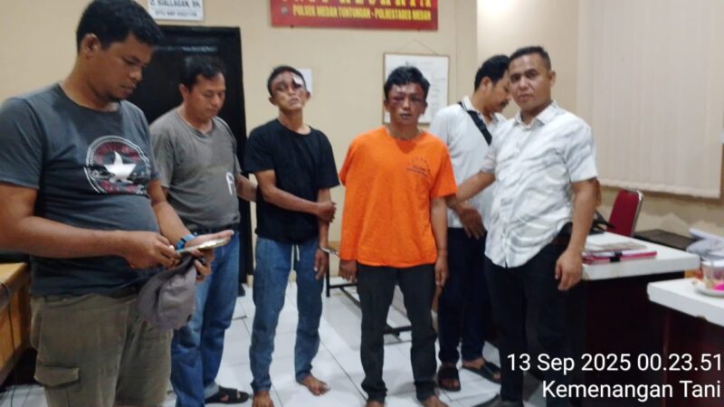 Curanmor di Batang Kuis Ditahan di Polsek Medan Tuntungan