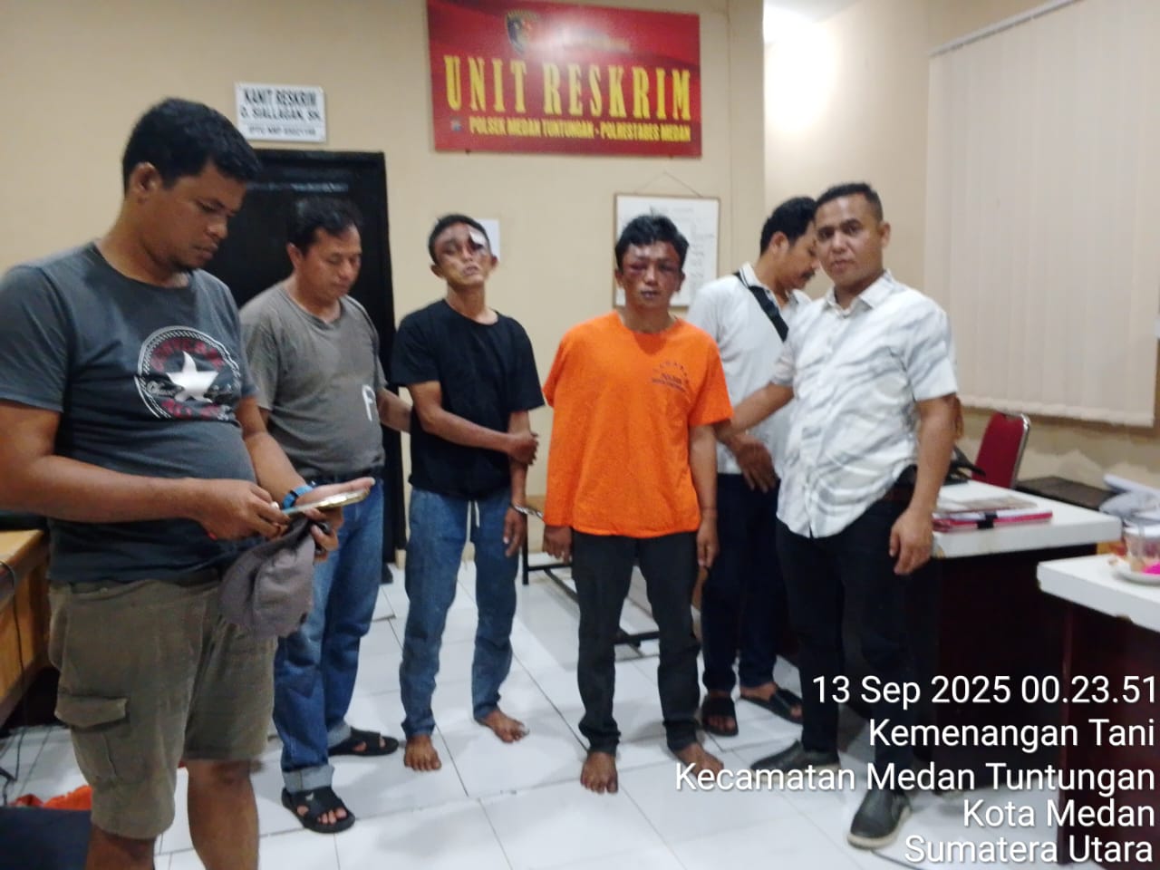 Curanmor di Batang Kuis Ditahan di Polsek Medan Tuntungan