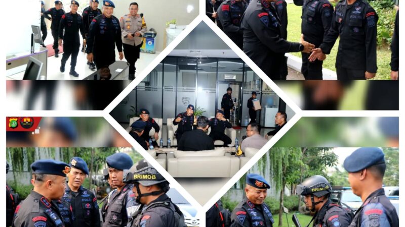 Polres Metro Tangerang Kota Terima Kunjungan Korbrimob Mabes Polri