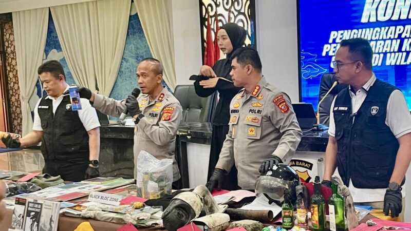 Polda Jabar Ungkap Kasus Pengrusakan serta Pembakaran Kantor Pemerintah dan Fasilitas Umum