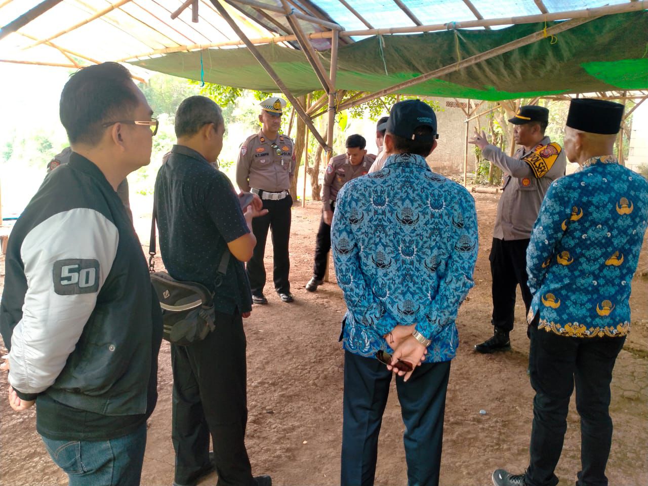 Polisi Tutup Lokasi Sabung Ayam di Karangbenda,Warga Beri Apresiasi