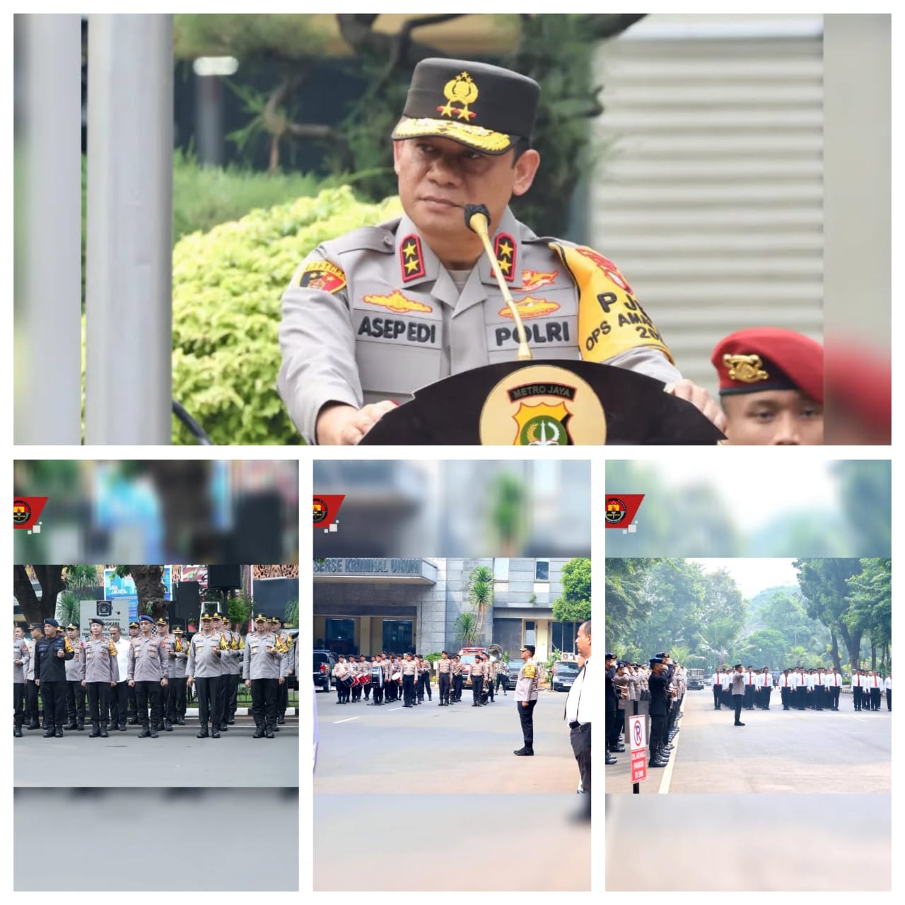Perkuat Solidaritas dan Sinergritas,Polda Metro Jaya Gelar Apel Pamen Satuan Kerja beserta Jajarannya