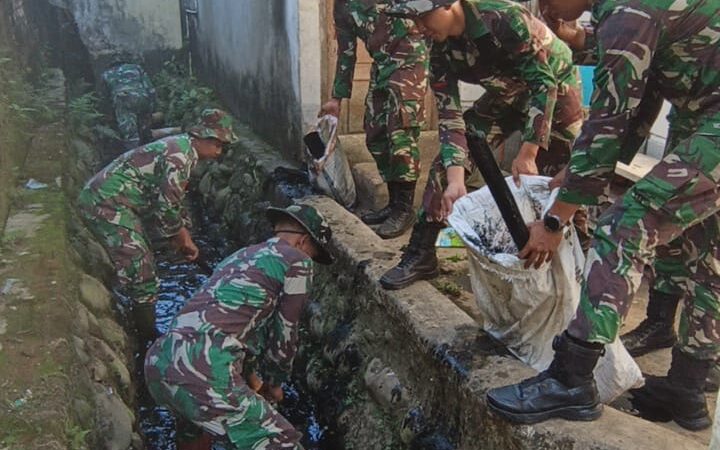 Karya Bakti Kodim 0418/Palembang dalam Rangka HUT ke-80 TNI Tahun 2025