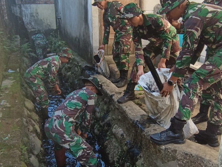 Karya Bakti Kodim 0418/Palembang dalam Rangka HUT ke-80 TNI Tahun 2025