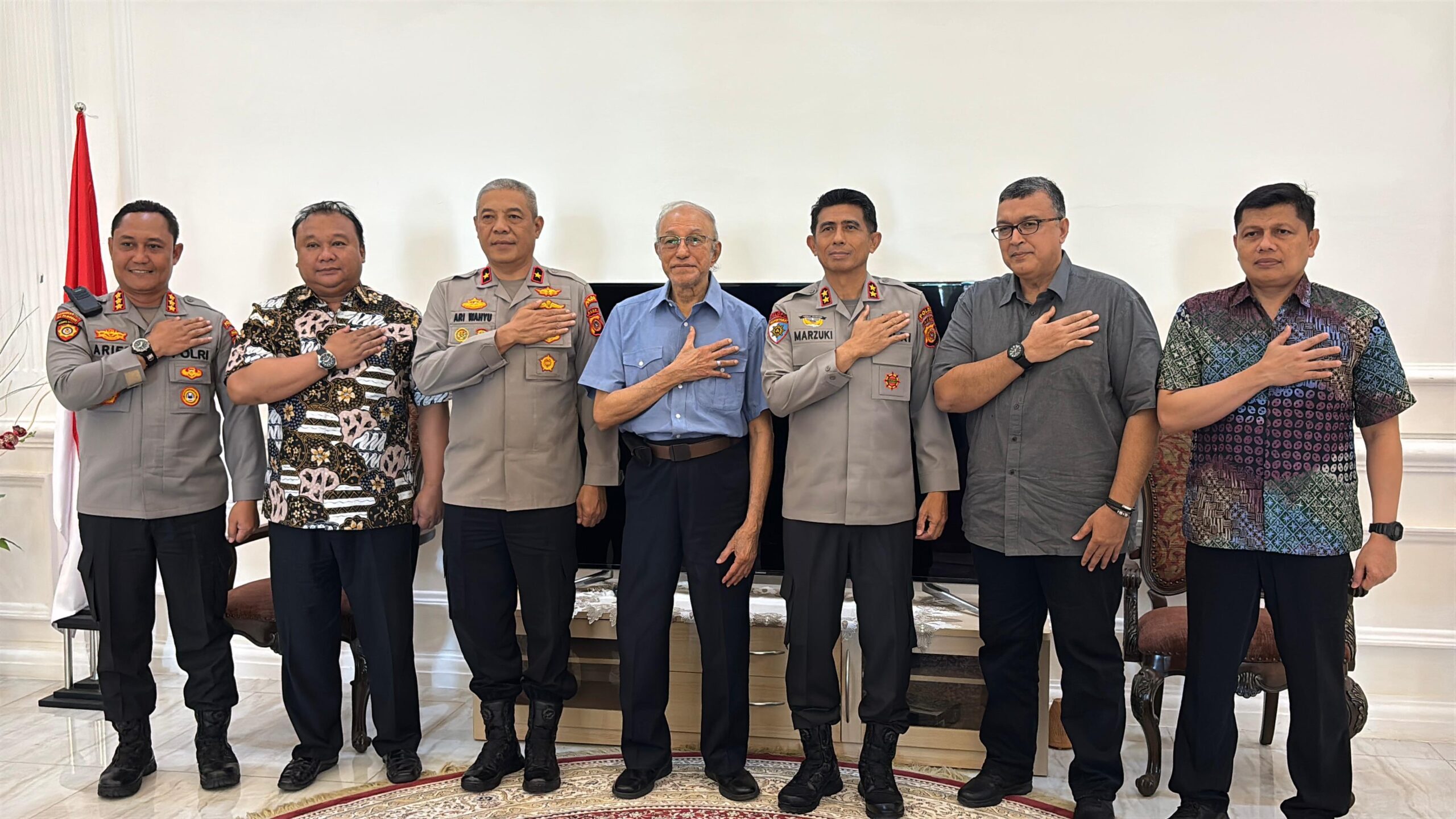 Kapolda Aceh bersama Wakapolda Silaturahmi ke Wali Nanggroe