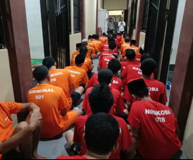 Sentuh Hati Tahanan,Polres Gowa Gelar Pembinaan Rohani dan Mental