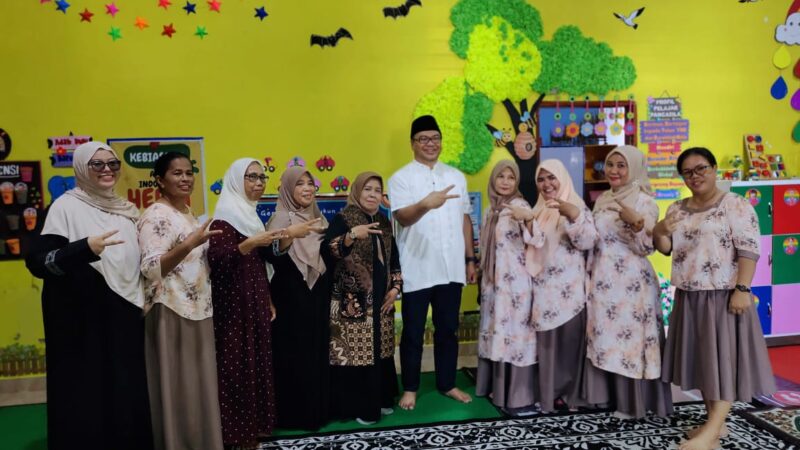 Bupati Deli Serdang Kunjungi PAUD Cendana Pantai Labu