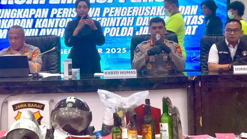 Alasan Polda Jabar Sita Buku dan Zine Jadi Barang Bukti Tersangka Demo Anarkistis di Bandung