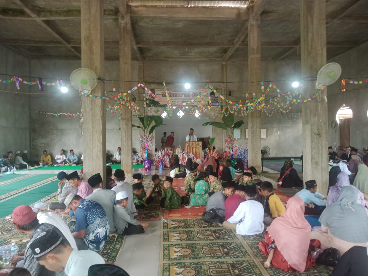 Warga Kelurahan Rano Kecamatan Sabak Barat,Peringati Maulid Nabi Muhammad SAW 1447 H