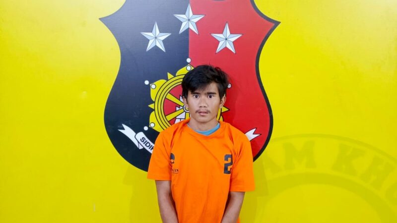 Polsek Kualuh Hulu Amankan Pemuda 23 Tahun Miliki 2,04 Gram Sabu