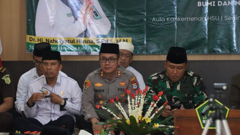 Polres HSU Hadiri Peringatan Maulid Nabi Muhammad SAW 1447 H, Wujudkan Sinergi dan Teladani Akhlak Rasulullah