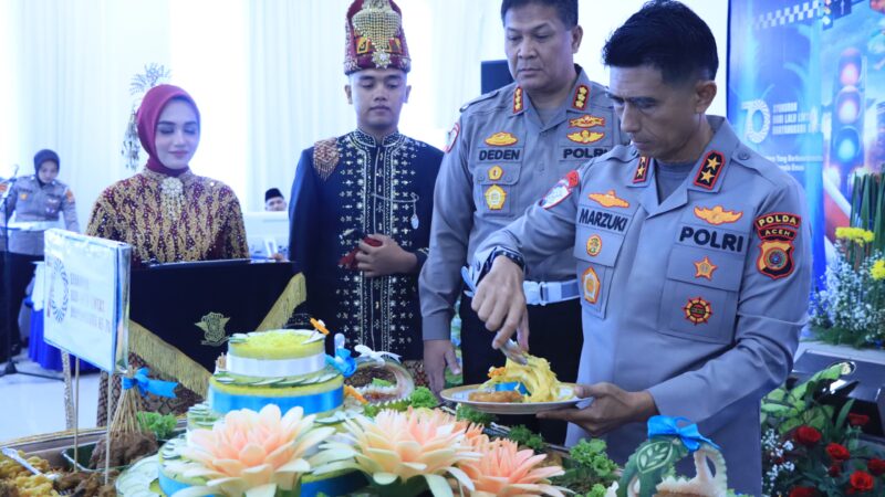 Kapolda Aceh Hadiri Syukuran HUT Ke-70 Lalu Lintas Bhayangkara