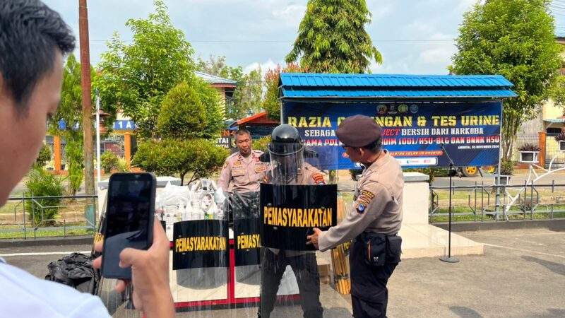 Polres HSU Gelar Pelatihan Dalmas di Lapas Kelas II B Amuntai,Perkuat Sinergi dan Dukungan Tugas Pemasyarakatan