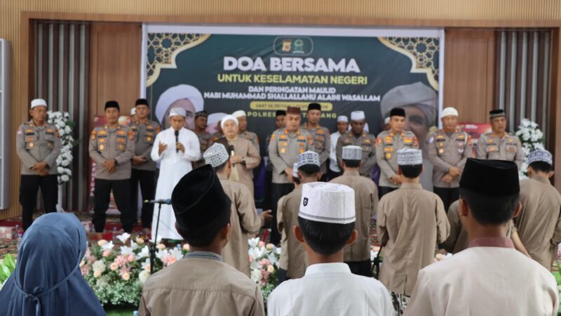 Polres Aceh Tamiang Peringati Maulid Nabi Muhammad SAW dan  Do’a Bersama Bagi Keselamatan Negeri
