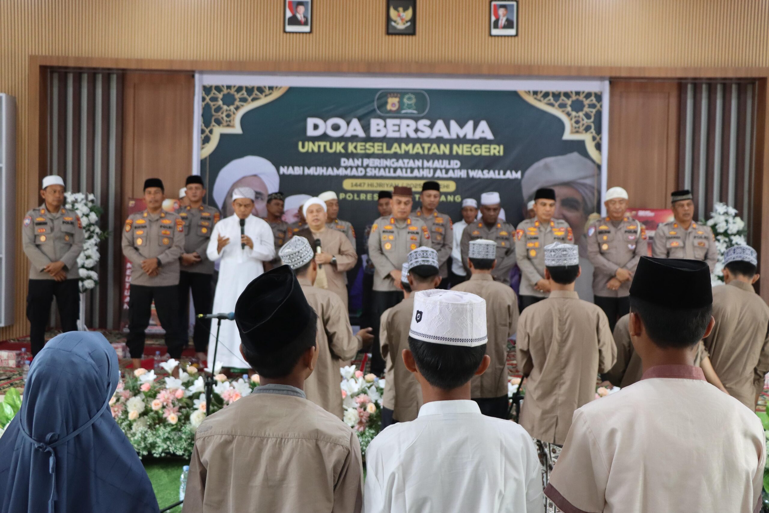 Polres Aceh Tamiang Peringati Maulid Nabi Muhammad SAW dan  Do’a Bersama Bagi Keselamatan Negeri