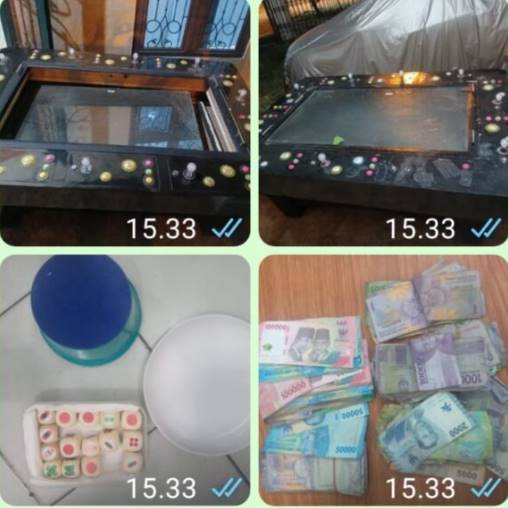 Jatanras Polda Sumut Sikat Perjudian di Karo, Mesin Judi, Uang Tunai dan Puluhan Orang Diamankan 