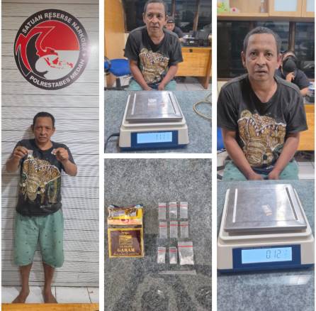 Satresnarkoba Polrestabes Medan, Tangkap Pengedar Sabu di Jalan Pertempuran Pulo Brayan