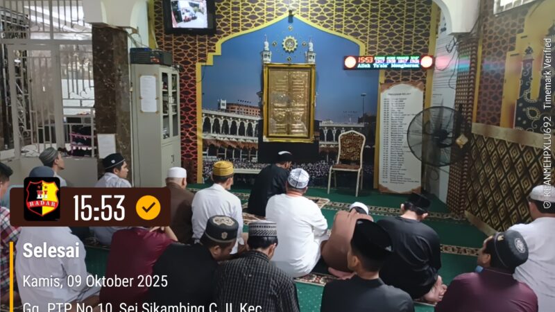 Residen Rehabilitasi LRPPN-BI Tunaikan Salat Ashar Berjamaah, Bentuk Pembinaan Mental dan Spiritual