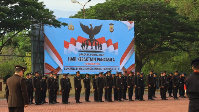 Polda Aceh Gelar Upacara Peringatan Hari Kesaktian Pancasila