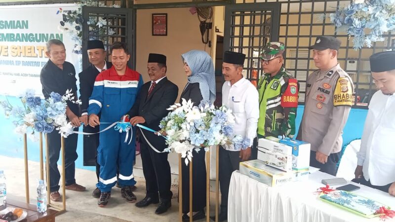 Pembangunan Inclusive Shelter Program CSR Pertamina EP Rantau Field Di Resmikan.