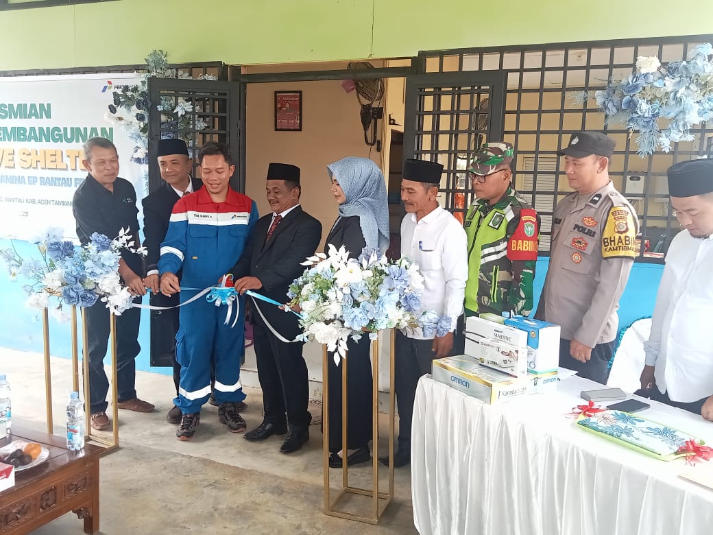 Pembangunan Inclusive Shelter Program CSR Pertamina EP Rantau Field Di Resmikan.