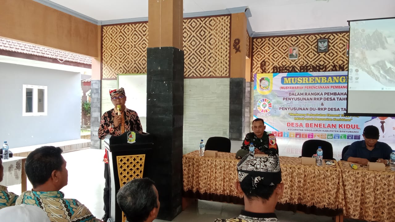 Pemerintah Desa Benelan Kidul Laksanakan MUSRENBANGDES bersama Masyarakat,Untuk Pembangunan Desanya