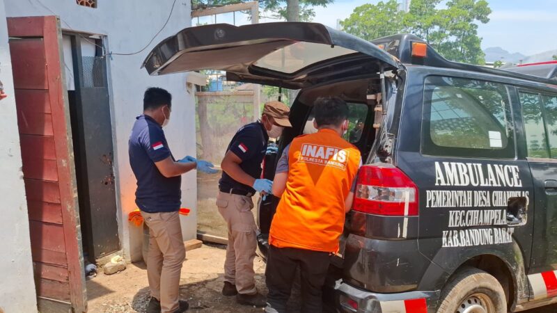 Diduga Alami Penyakit,Seorang Pria Meninggal Dunia Dibengkel Las Bojongsoang 