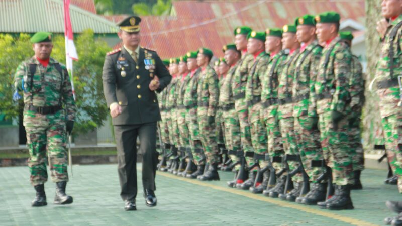 Dandim 0117/Aceh Tamiang Bacakan Amanat Panglima TNI Pada Upacara HUT TNI Ke-80