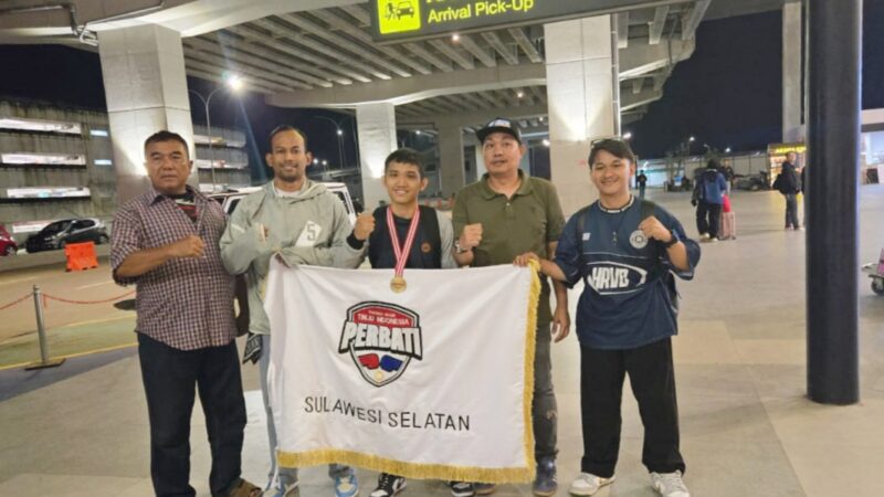 Atlet Binaan PERBATI Sulsel Agrianus  Meraih Medali Emas di Kejuaraan Byon Tryout 2025 di kelas 57 kg Putra