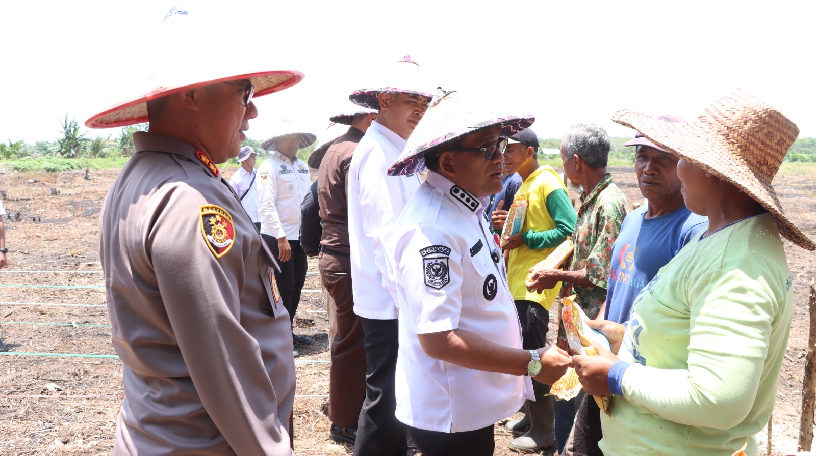 Polres HSU Bersama Forkopimda Tanam Jagung Serentak Kuartal IV, Wujudkan Swasembada Pangan Nasional
