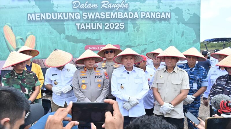 Tanam Jagung Kuartal IV, Polda Kalsel Optimis Panen Dua Kali Lipat dari Sebelumnya