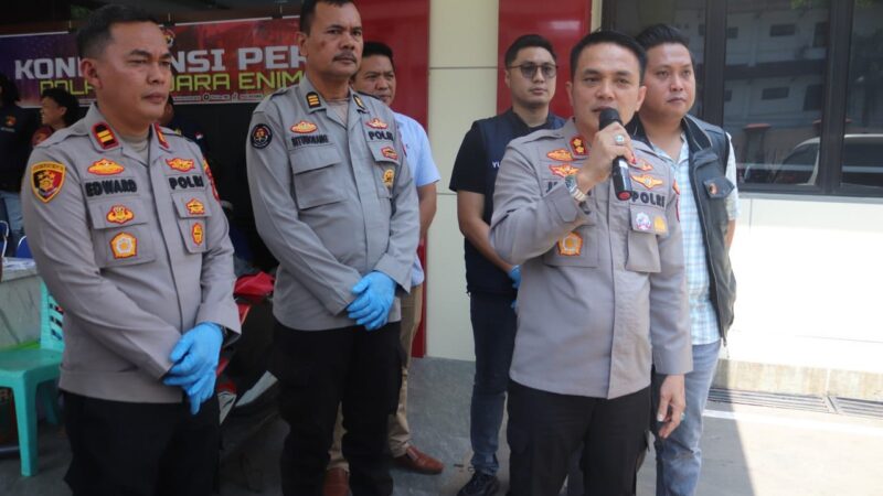 Sinergritas TNI-Polri Dalam Penegakan Hukum,Polres Muara Enim bersama Polisi Militer AD,Tangkap Oknum TNI Pencuri Mobil Avanza 