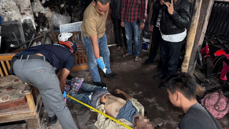 Pria Asal Sukabumi Ditemukan Tewas Gantung Diri di Garut Kota,Polisi Lakukan Olah TKP   