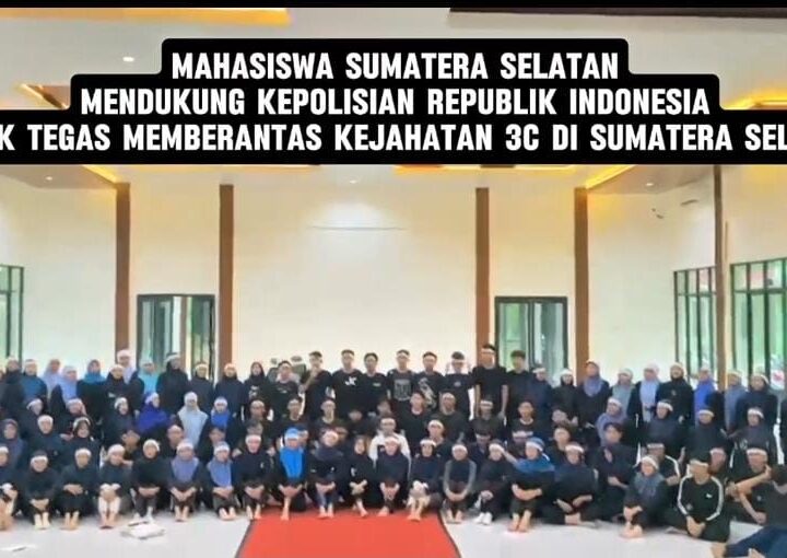 Tolak 3C,Deklarasi Mahasiswa Sumsel Dukung Kapolda Berantas Begal