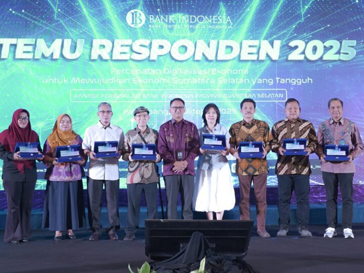 BI Sumsel Beri Apresiasi PT Pusri Sebagai Responden Terbaik
