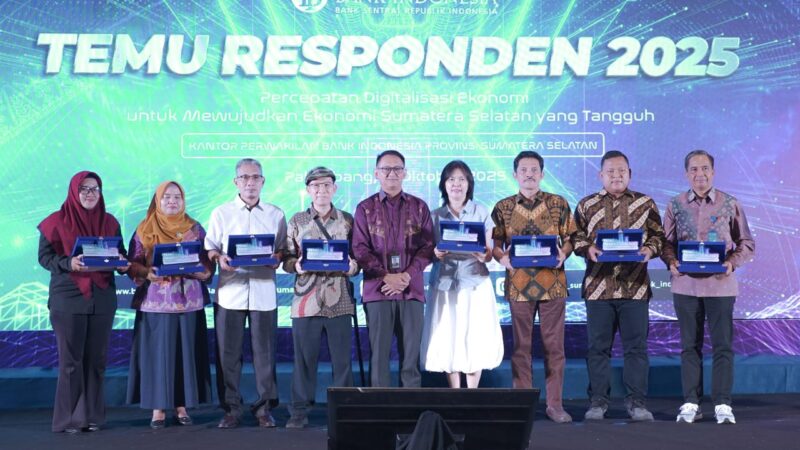 BI Sumsel Beri Apresiasi PT Pusri Sebagai Responden Terbaik