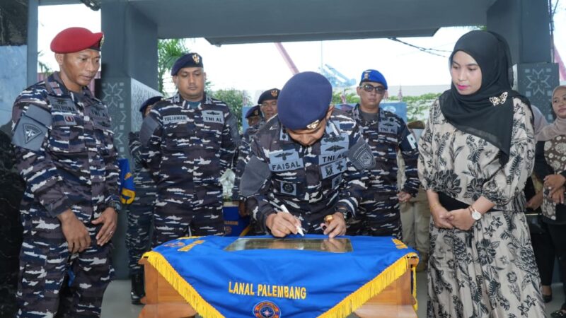 Perintah Presiden dan Panglima TNI Diwujudkan, Danlanal Palembang Resmikan Lorong Sejarah